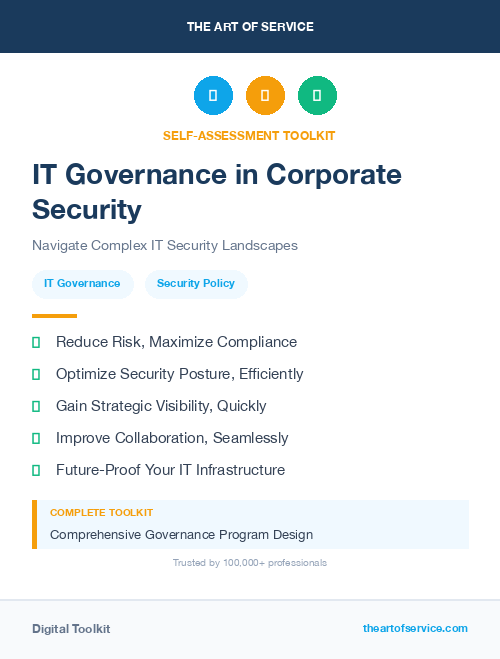IT Governance in Corporate Security