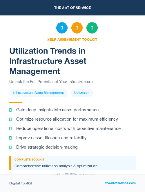 Utilization Trends in Infrastructure Asset Management