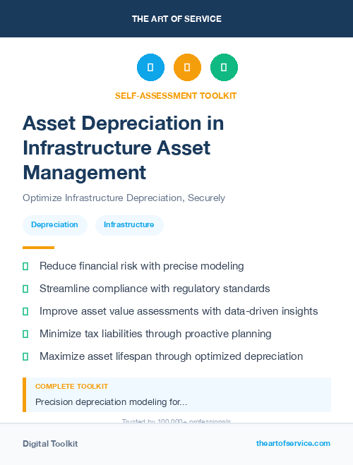 Asset Depreciation in Infrastructure Asset Management