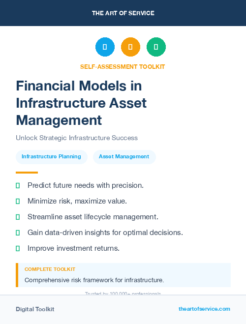 Financial Models in Infrastructure Asset Management