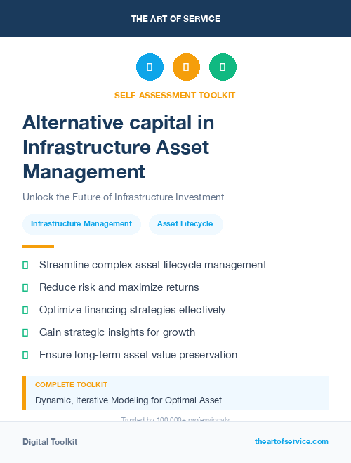 Alternative capital in Infrastructure Asset Management