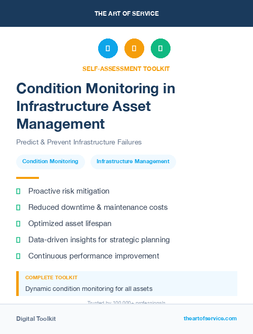 Condition Monitoring in Infrastructure Asset Management