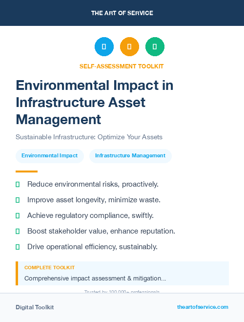 Environmental Impact in Infrastructure Asset Management