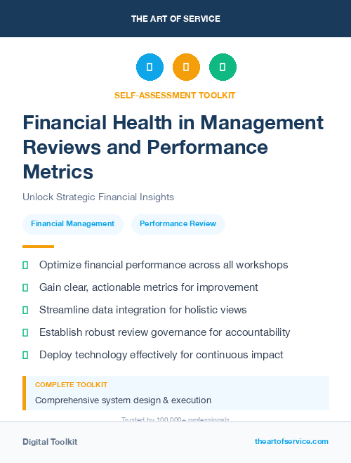 Financial Health in Management Reviews and Performance Metrics