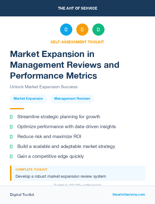 Market Expansion in Management Reviews and Performance Metrics