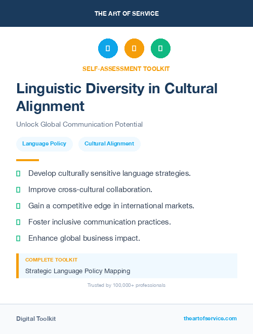 Linguistic Diversity in Cultural Alignment