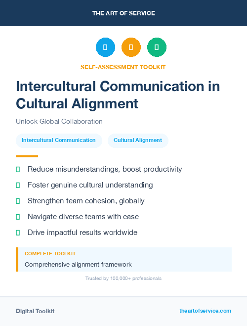 Intercultural Communication in Cultural Alignment