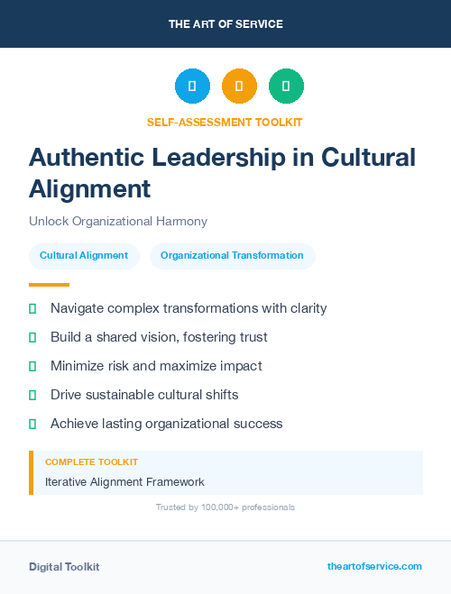 Authentic Leadership in Cultural Alignment