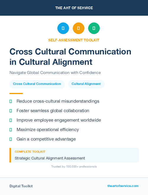 Cross Cultural Communication in Cultural Alignment