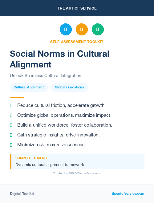 Social Norms in Cultural Alignment