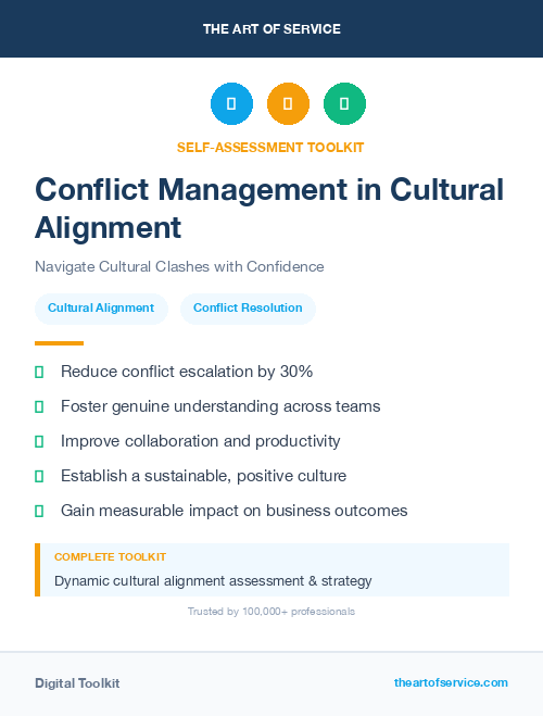 Conflict Management in Cultural Alignment