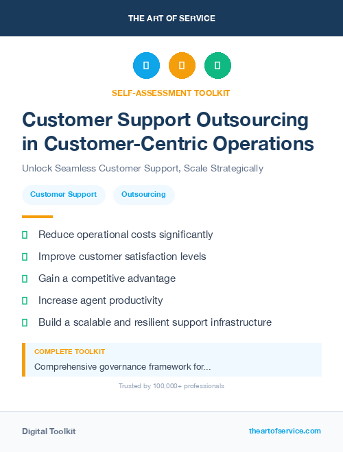 Customer Support Outsourcing in Customer-Centric Operations