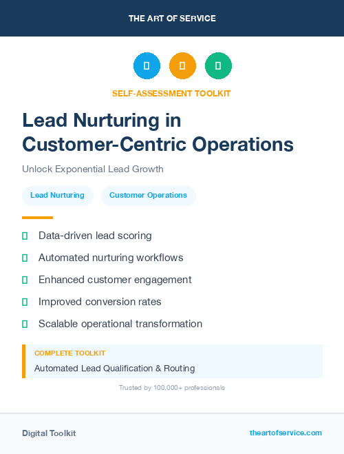 Lead Nurturing in Customer-Centric Operations