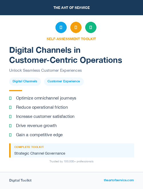 Digital Channels in Customer-Centric Operations
