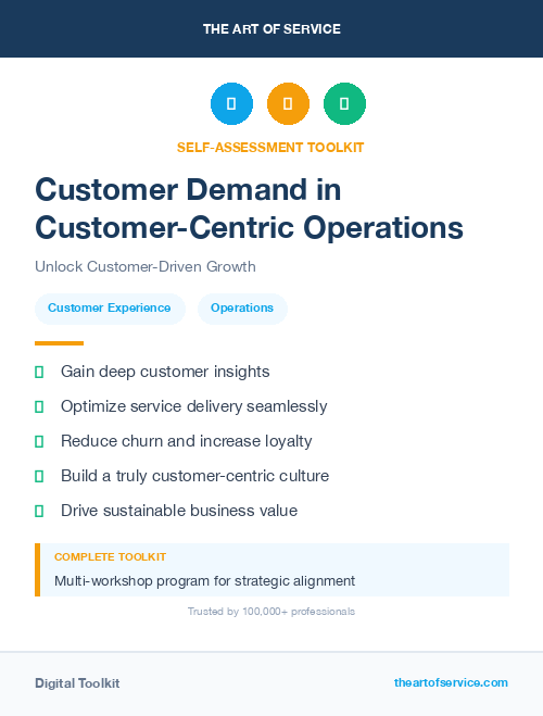 Customer Demand in Customer-Centric Operations