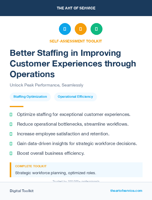 Better Staffing in Improving Customer Experiences through Operations