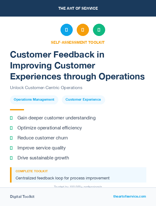Customer Feedback in Improving Customer Experiences through Operations