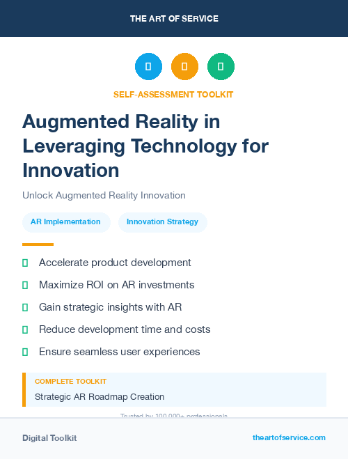 Augmented Reality in Leveraging Technology for Innovation