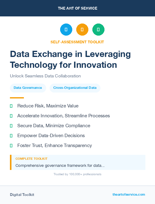 Data Exchange in Leveraging Technology for Innovation