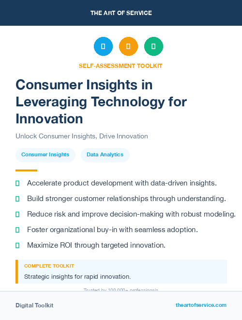 Consumer Insights in Leveraging Technology for Innovation