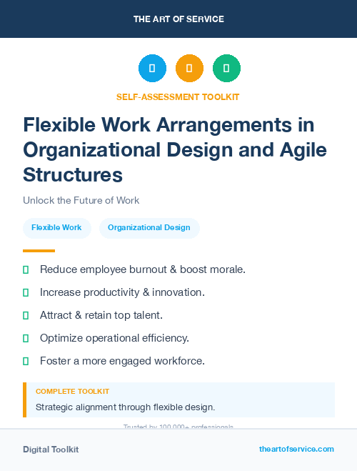 Flexible Work Arrangements in Organizational Design and Agile Structures