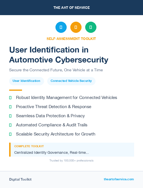 User Identification in Automotive Cybersecurity