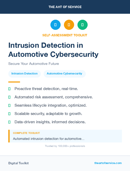 Intrusion Detection in Automotive Cybersecurity