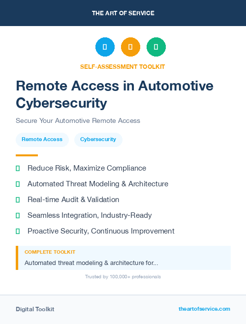 Remote Access in Automotive Cybersecurity