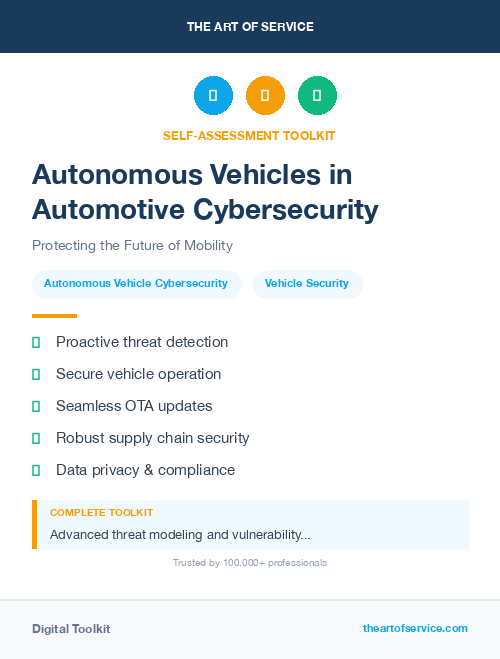 Autonomous Vehicles in Automotive Cybersecurity