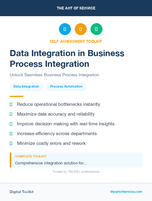 Data Integration in Business Process Integration