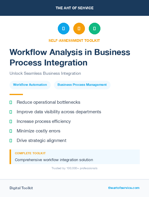 Workflow Analysis in Business Process Integration