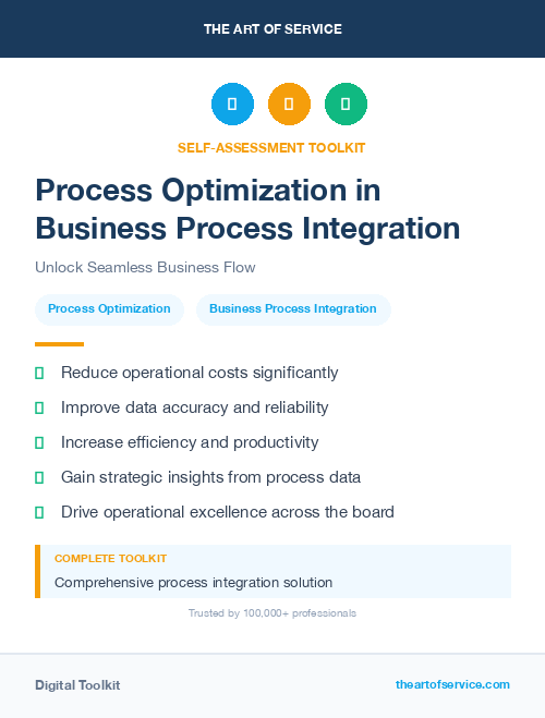 Process Optimization in Business Process Integration