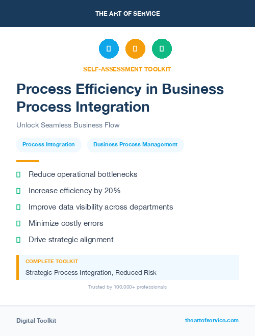 Process Efficiency in Business Process Integration