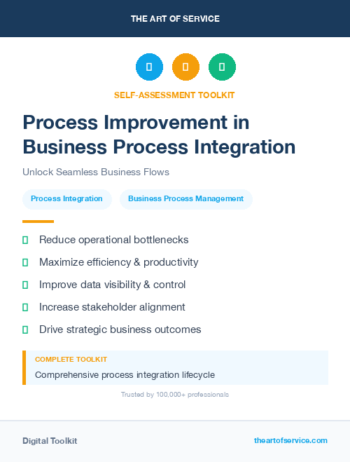 Process Improvement in Business Process Integration