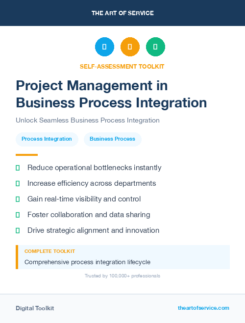 Project Management in Business Process Integration