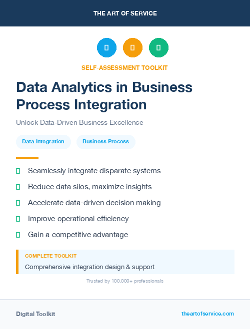 Data Analytics in Business Process Integration