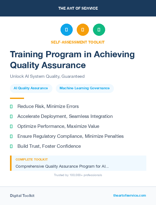 Training Program in Achieving Quality Assurance