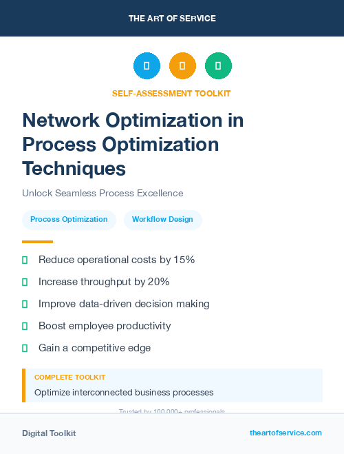 Network Optimization in Process Optimization Techniques