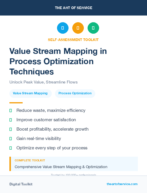 Value Stream Mapping in Process Optimization Techniques