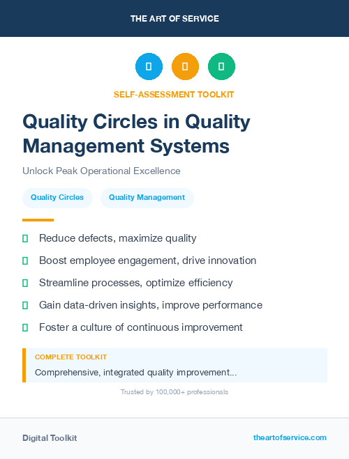 Quality Circles in Quality Management Systems