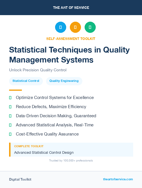 Statistical Techniques in Quality Management Systems