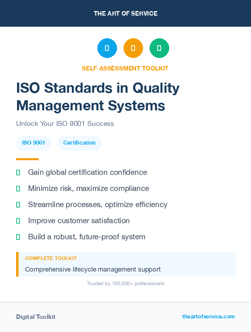 ISO Standards in Quality Management Systems