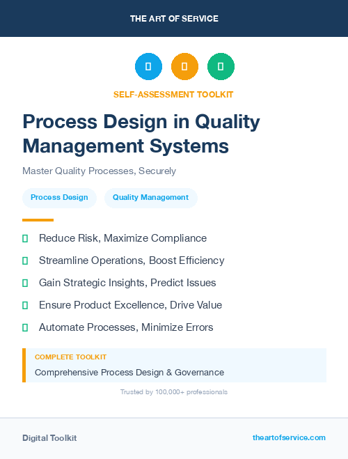 Process Design in Quality Management Systems