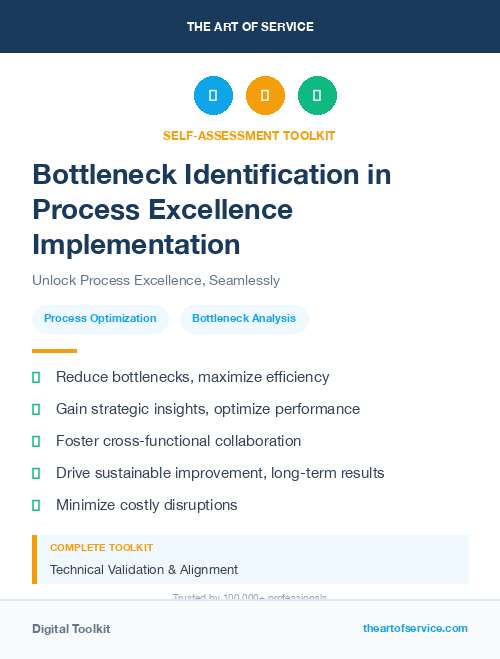 Bottleneck Identification in Process Excellence Implementation
