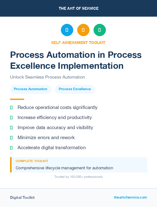Process Automation in Process Excellence Implementation