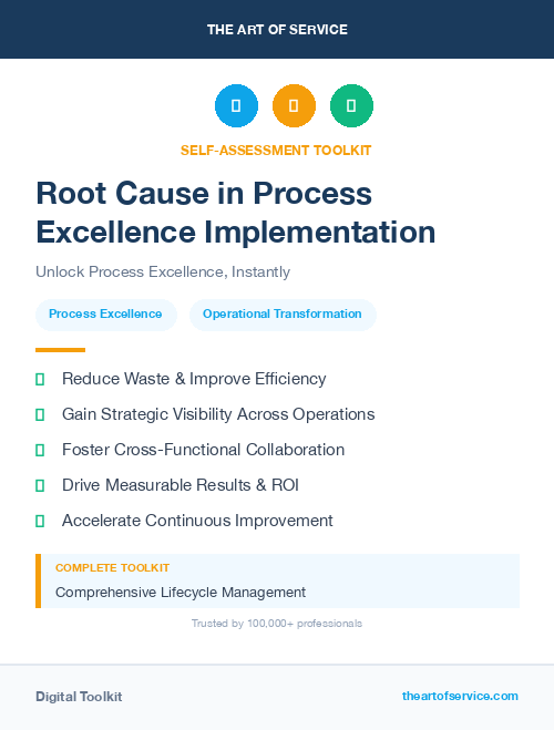 Root Cause in Process Excellence Implementation