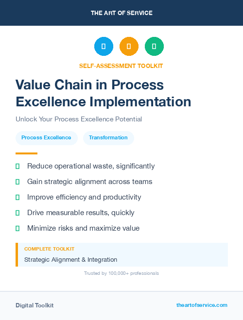 Value Chain in Process Excellence Implementation