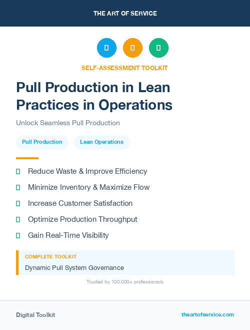 Pull Production in Lean Practices in Operations