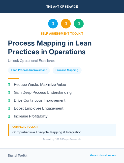 Process Mapping in Lean Practices in Operations