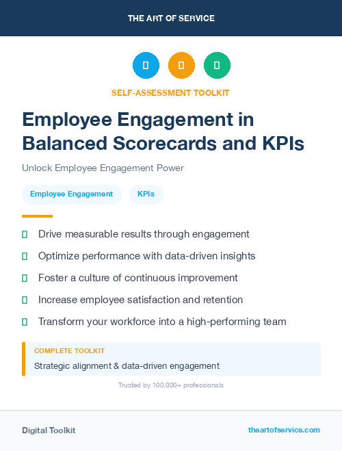 Employee Engagement in Balanced Scorecards and KPIs